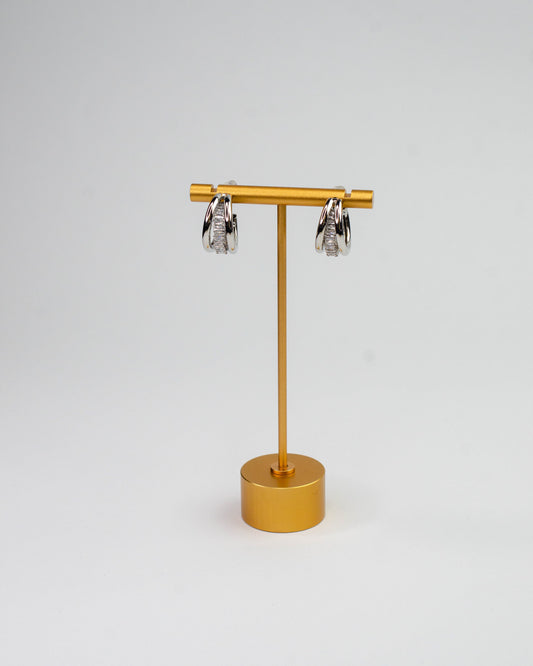 Cirkonske poluhalke naušnice