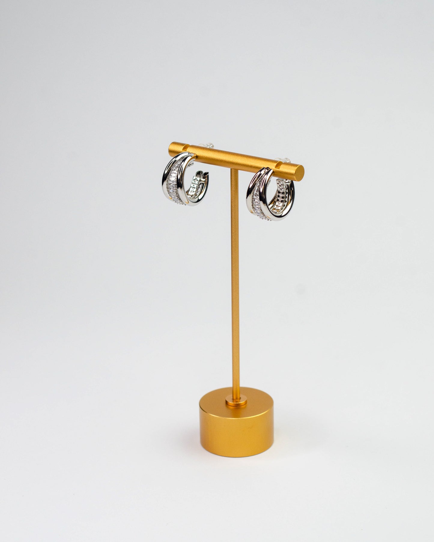 Cirkonske poluhalke naušnice