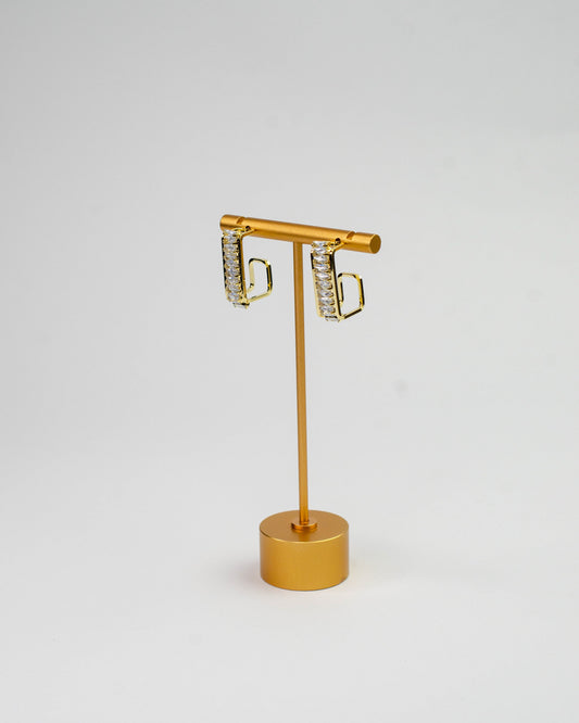 Kristalne poluhalke naušnice